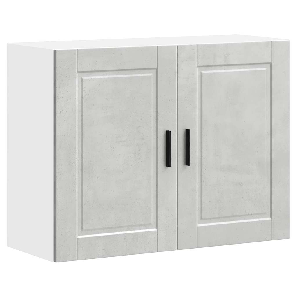Kitchen Wall Cabinet Porto Concrete Grey Engineered Wood